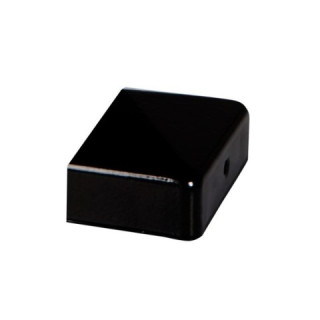 DuraPost Half Cap Black 75 x 37mm