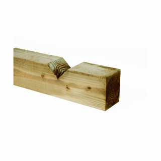 V-Notched Posts Green