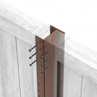 DuraPost Classic Fence Post Brown 