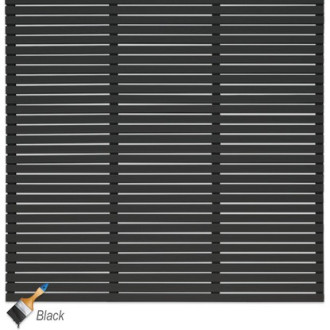 Harmony Black Slatted Panel 170 x 180cm