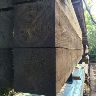 Larch Gate Post Green 