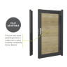 DuraPost Aluminium Gate Frame Anthracite