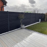 DuraPost Urban Slatted Composite Panels Charcoal Pack 2