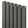 DuraPost Urban Slatted Composite Panels Light Grey Pack 2