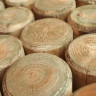 Peeled Pointed Post C4 100-125mm